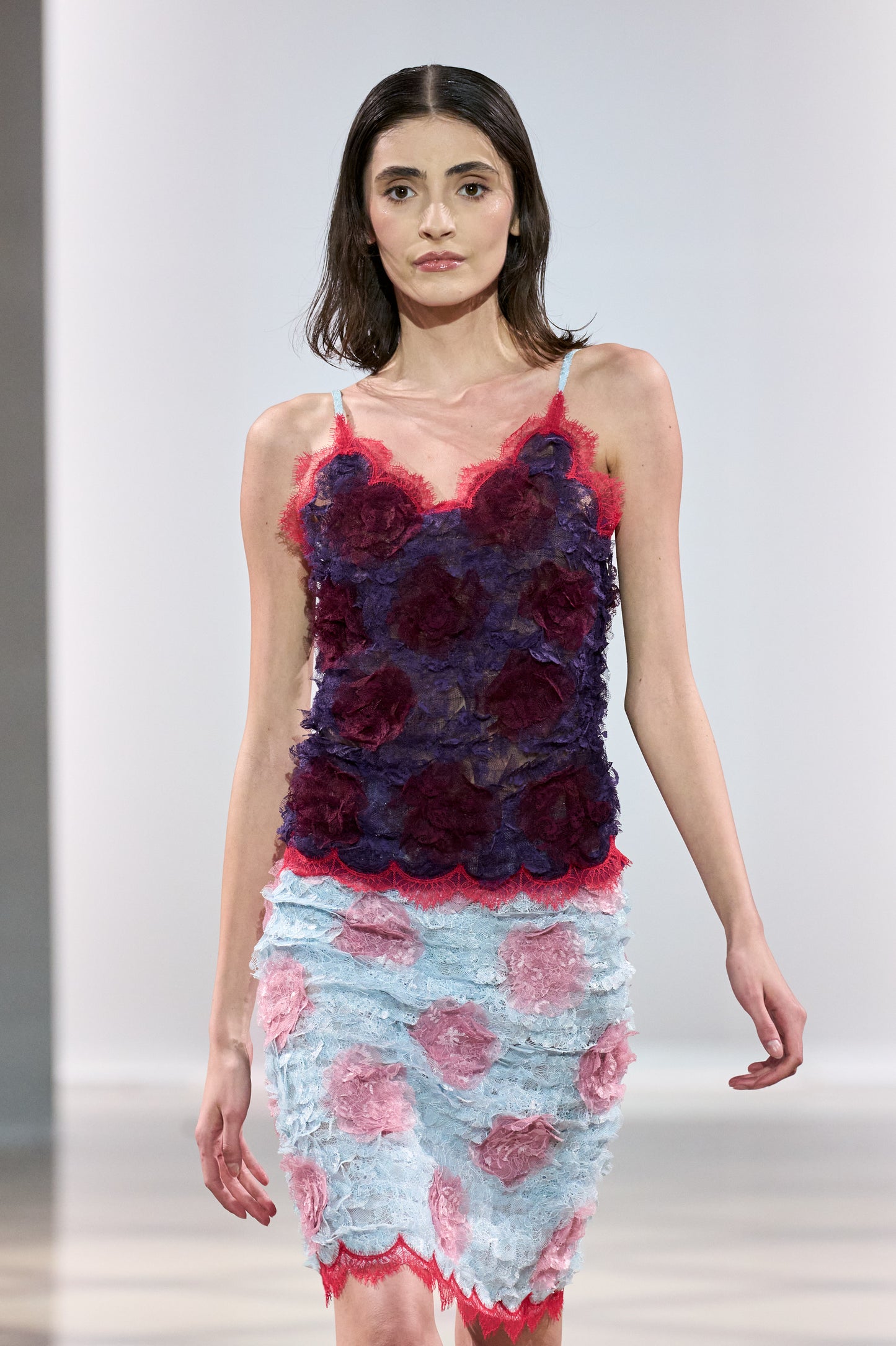 Polka Dot Lace Sequins Camisole