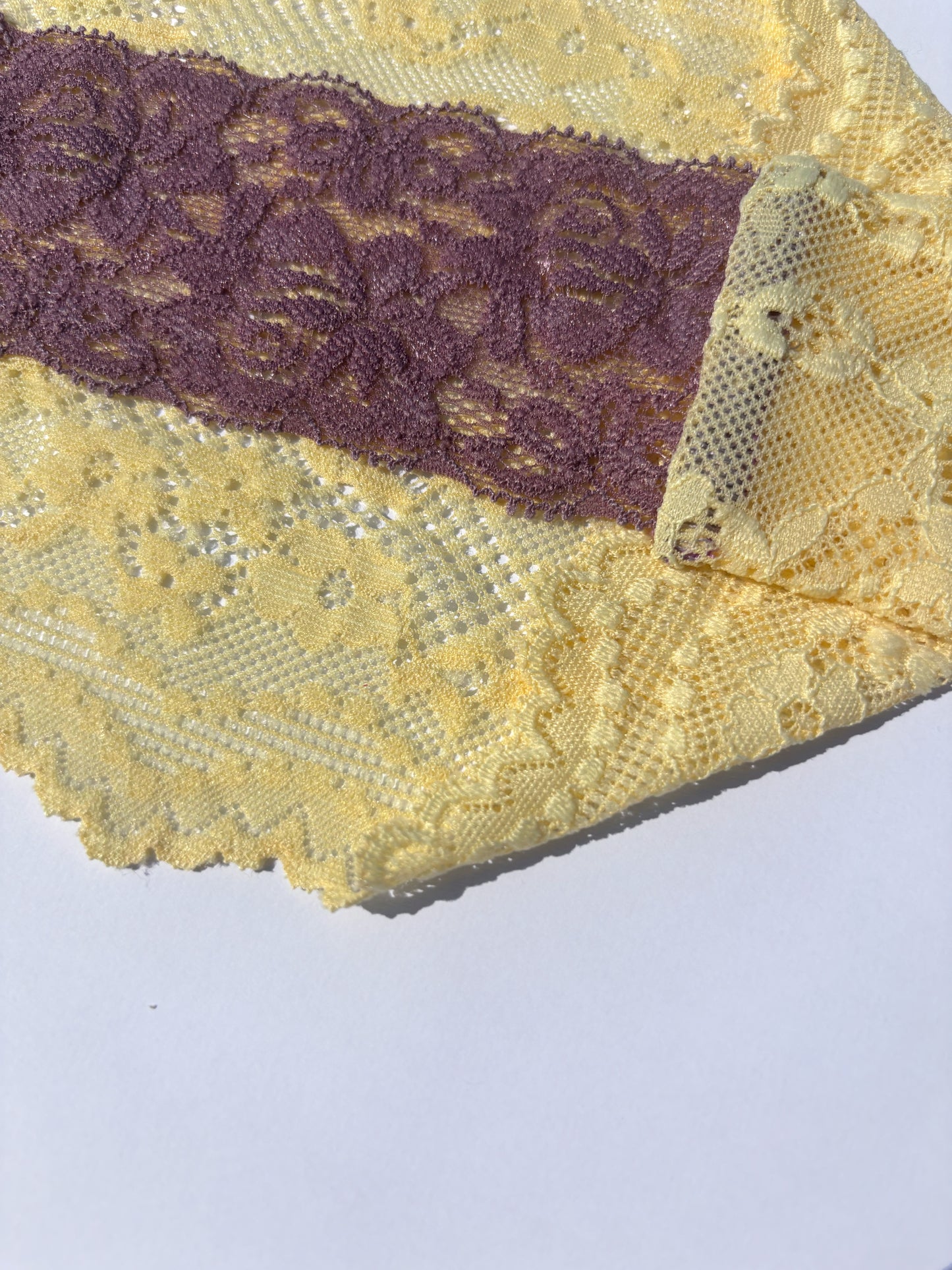 Yellow Lace Headband