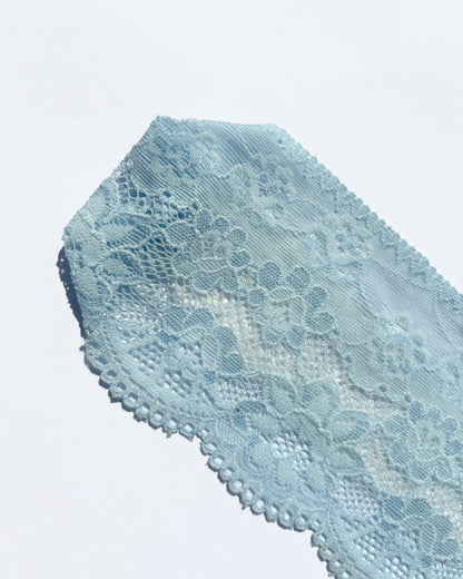 Baby Blue Narrow Lace Headband