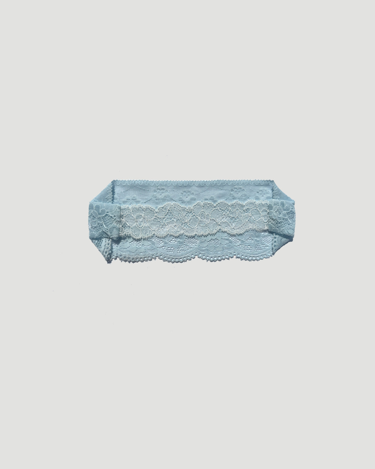 Baby Blue Narrow Lace Headband