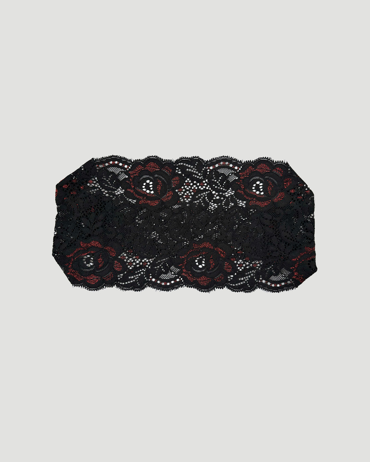 Black Roses Lace Headband