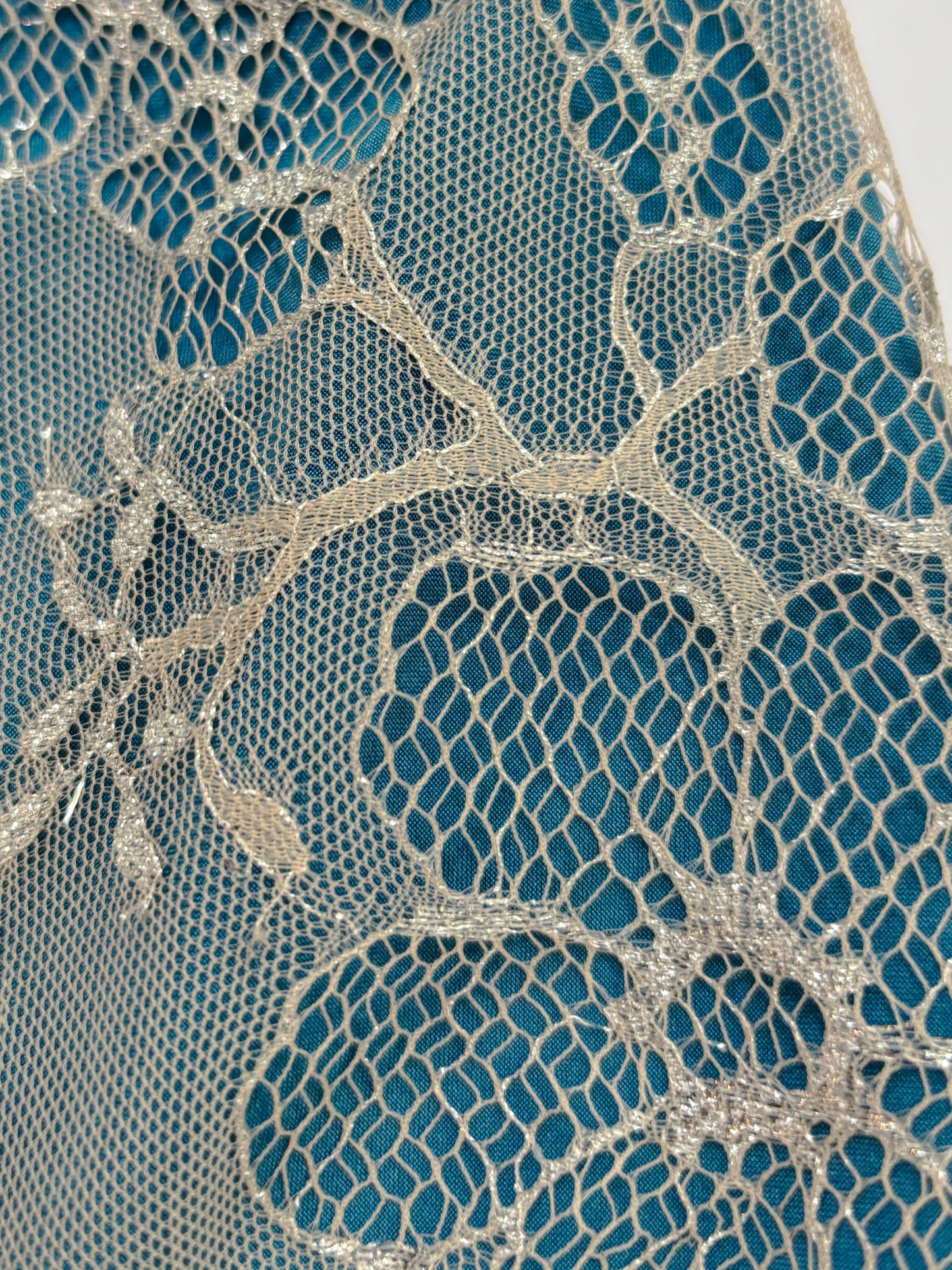 Gold Thread Lace Beanie