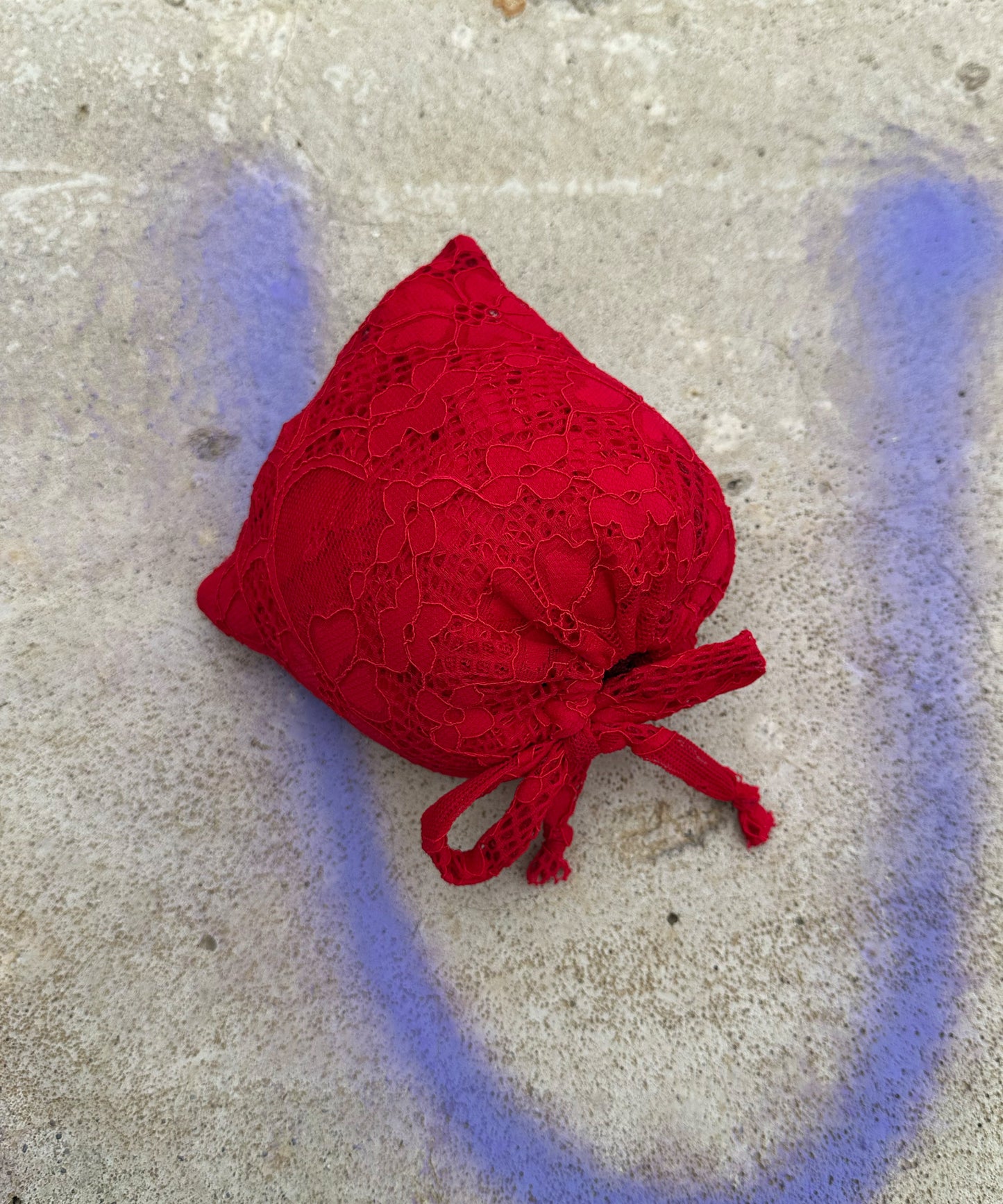 Limited Edition Holiday 2025 Red Lace Top - Includes Matching Pouch