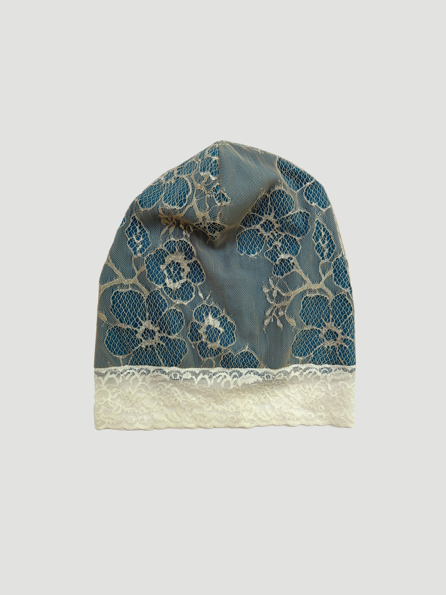 Gold Thread Lace Beanie