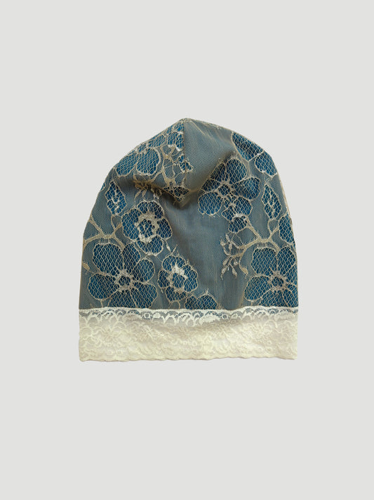Gold Thread Lace Beanie