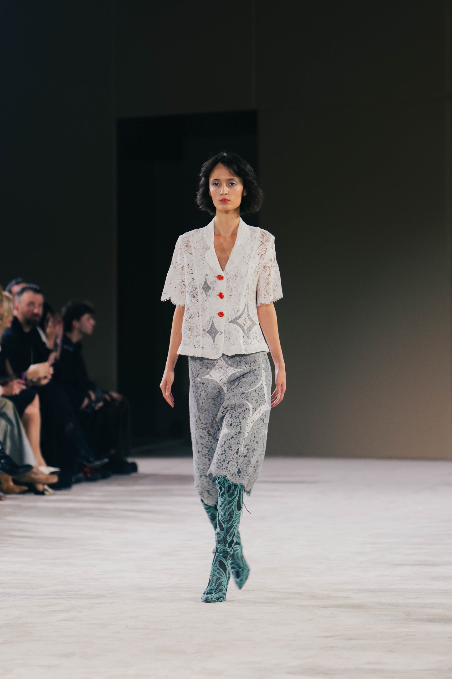 Hurel Paris Lace Sparkle Skirt