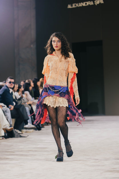 Puffed Sleeved Medieval Rave Dress