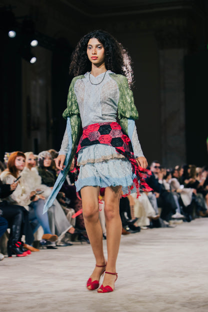 Hexagon Confetti Lace Girdle "Brâu"