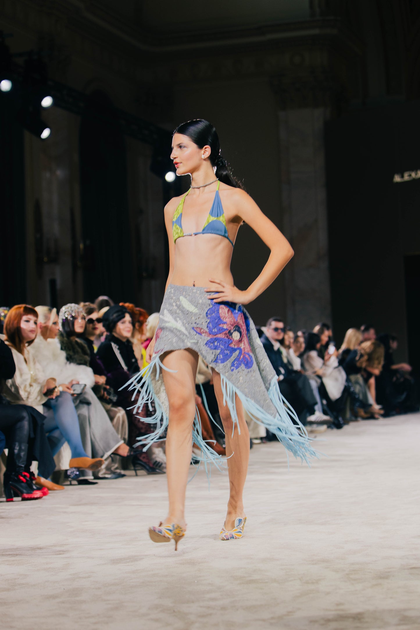 Floral Confetti Lace Girdle "Brâu"