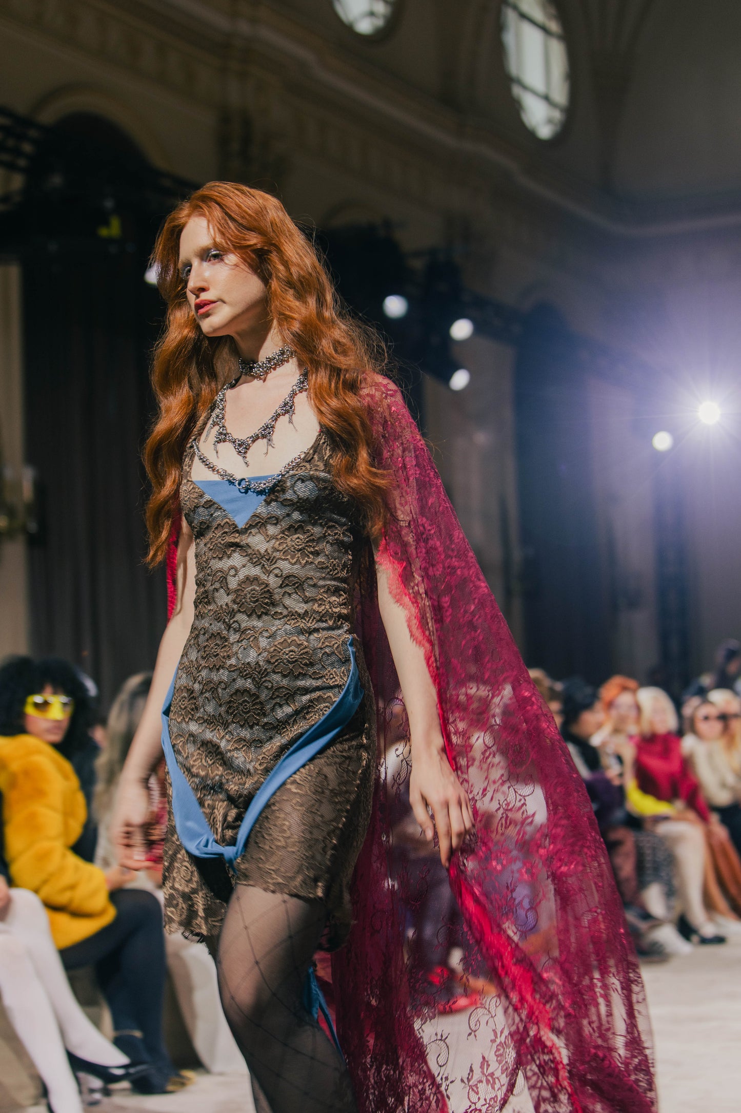 Medieval Rave Cape Tube Dress