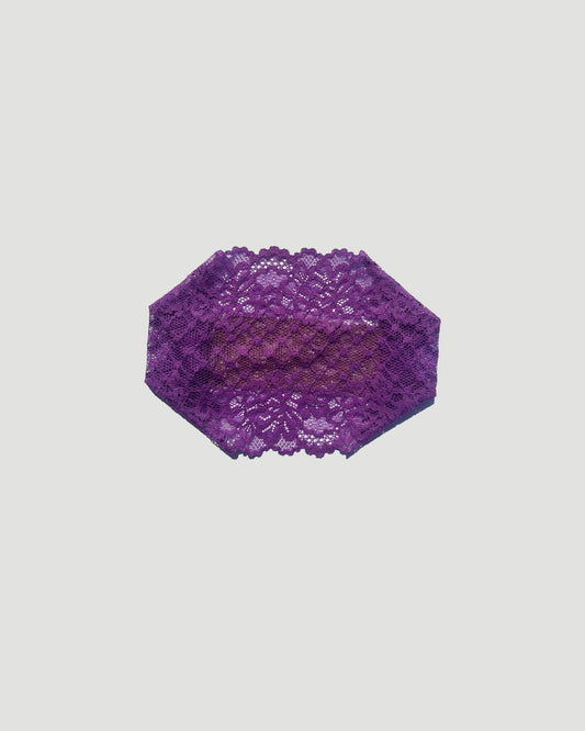 Neon Purple Lace Headband
