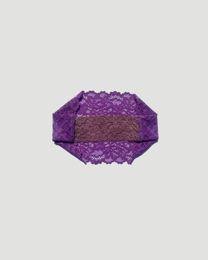 Neon Purple Lace Headband