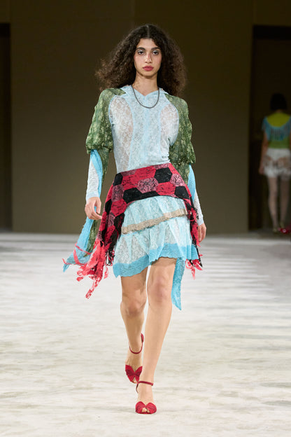 Hexagon Confetti Lace Girdle "Brâu"