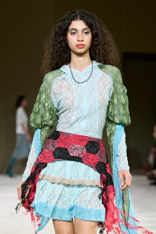 Hexagon Confetti Lace Girdle "Brâu"