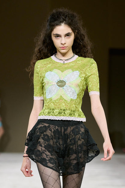 High Waisted Lace Shorts - Pre-Order SS26 (Delivery December 2025)