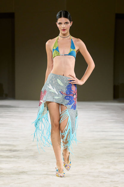 Floral Confetti Lace Girdle "Brâu"