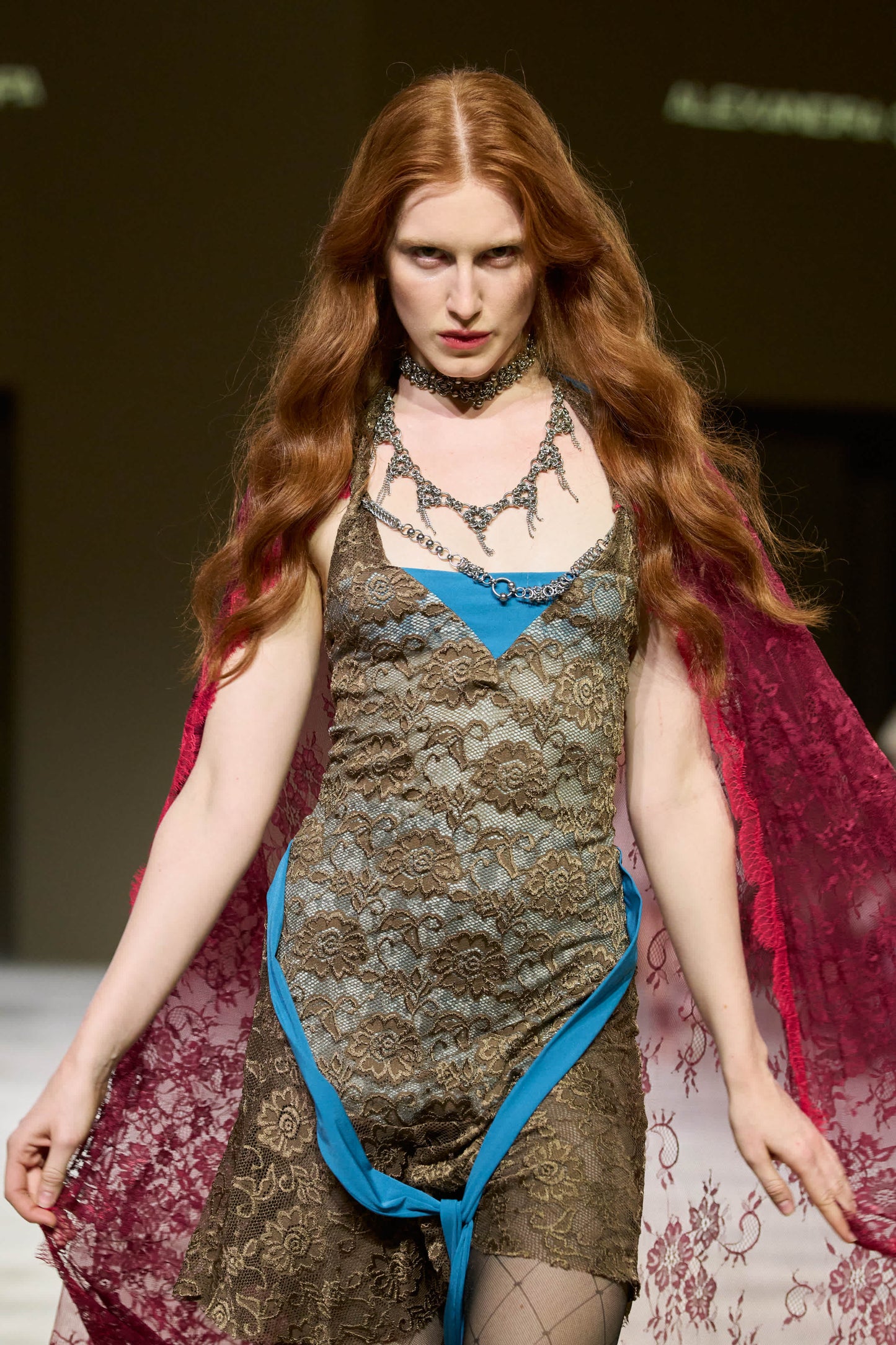 Medieval Rave Cape Tube Dress