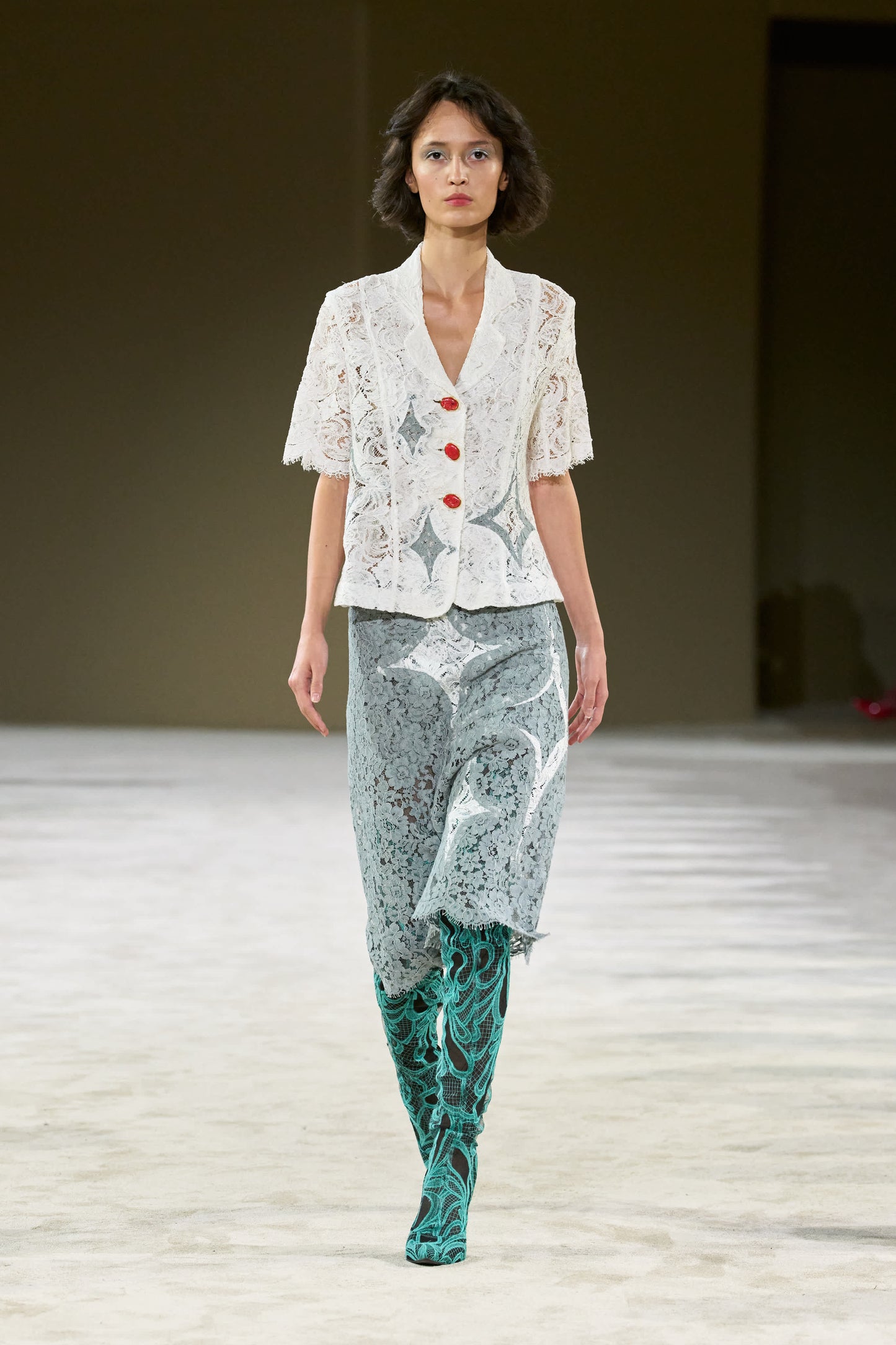 Hurel Paris Lace Sparkle Skirt