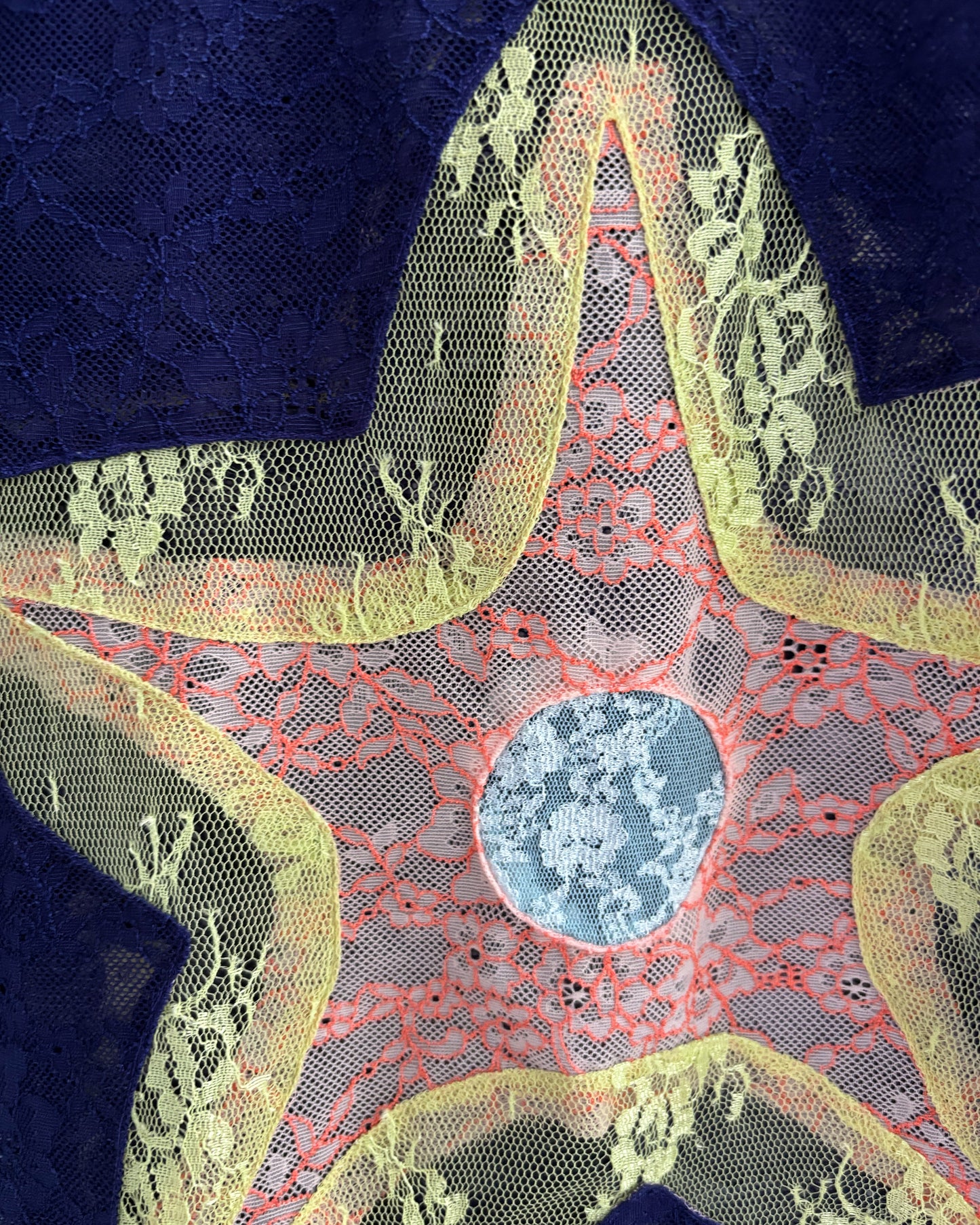 Short Sleeve Star Lace Tee Summer 26'