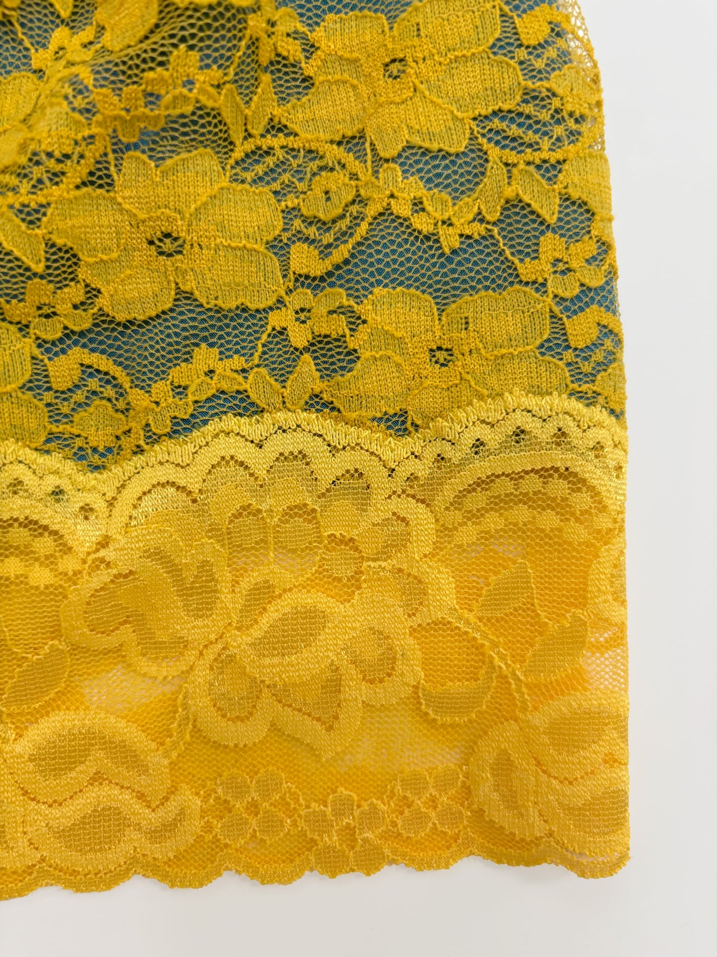 Yellow Lace Beanie