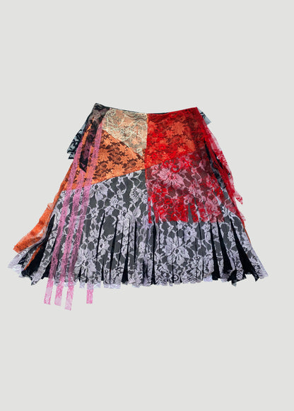 AW23 Confetti Fringe Skirt