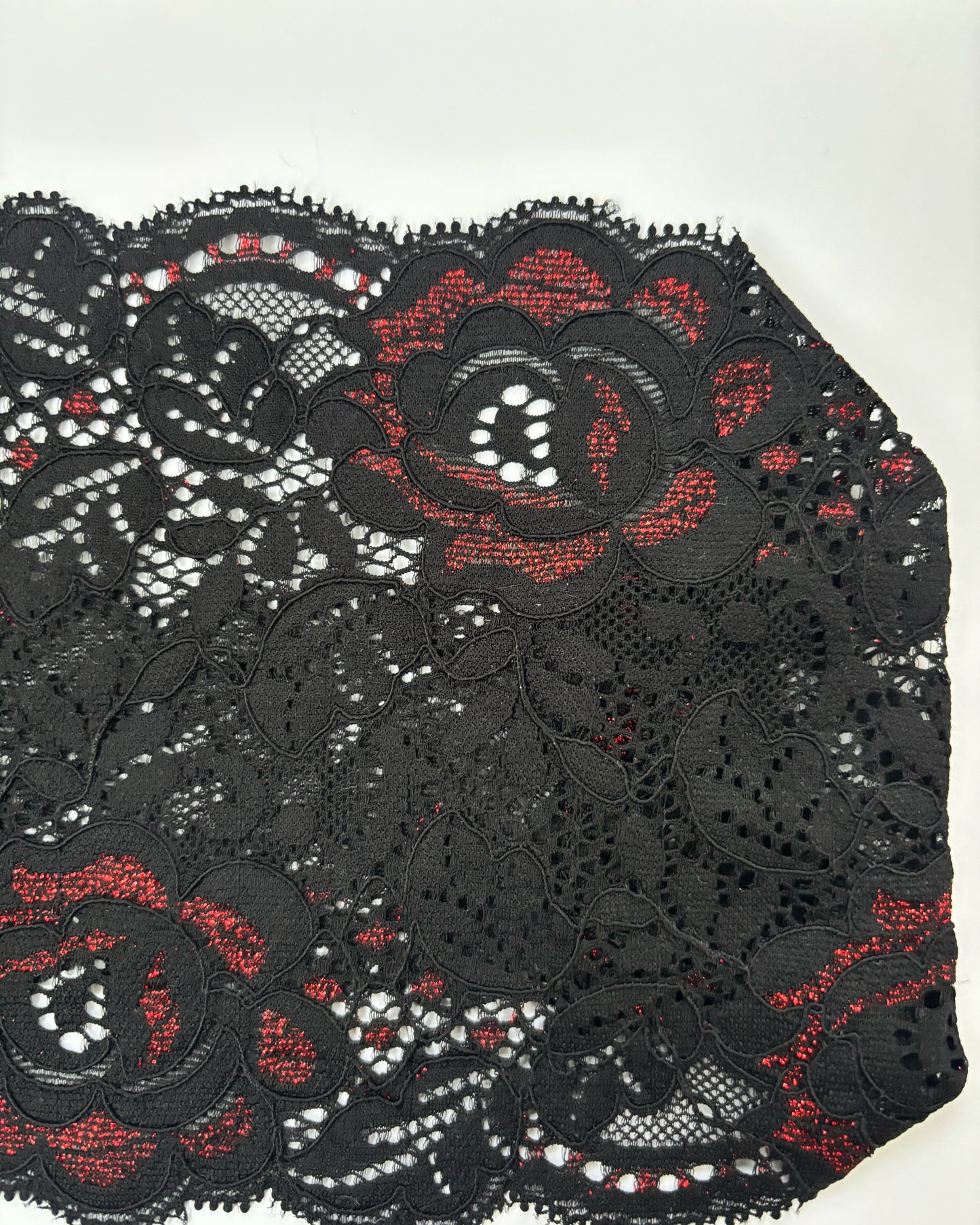 Black Roses Lace Headband