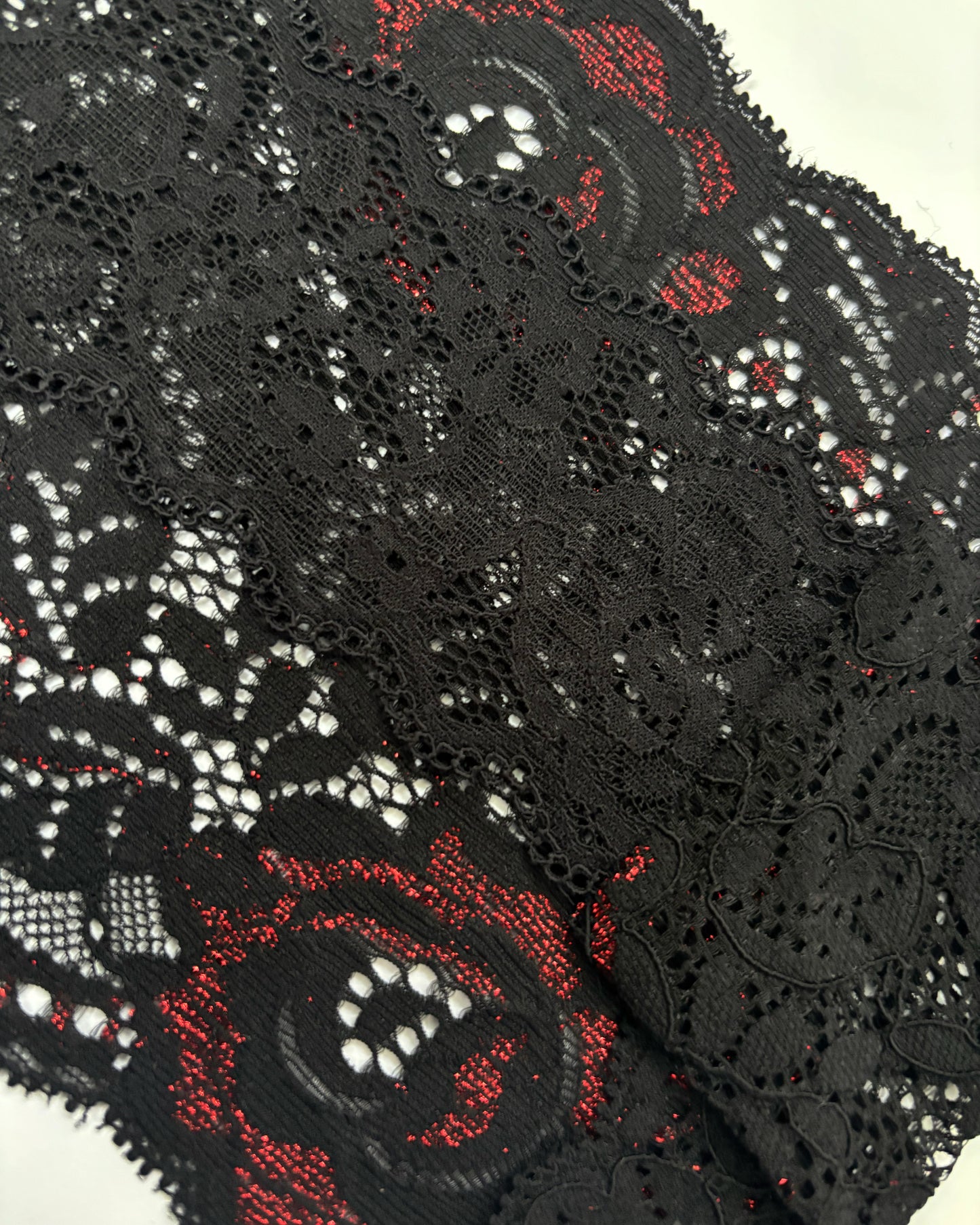 Black Roses Lace Headband