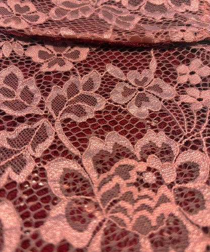 Limited Edition Lace Christmas Stocking Pink&Red