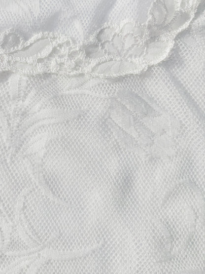 WHITE ROSES LONG SLEEVE
